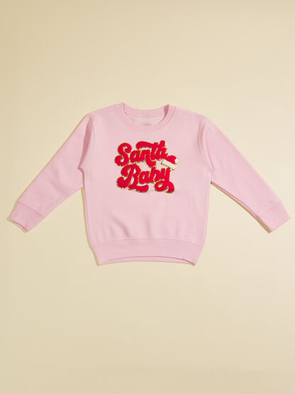 Santa Baby Patch Sweatshirt - TULLABEE