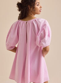 Posie Striped Romper Detail 5 - TULLABEE