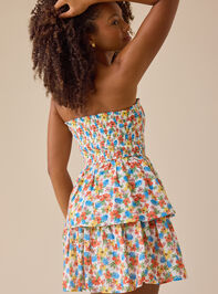 Devin Strapless Mini Dress Detail 5 - TULLABEE