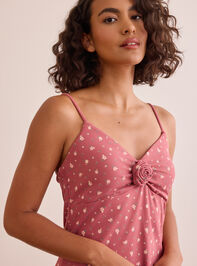 Rose Bloom Floral Dress Detail 2 - TULLABEE