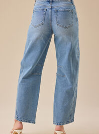 Townsend Barrel Jeans Detail 5 - TULLABEE