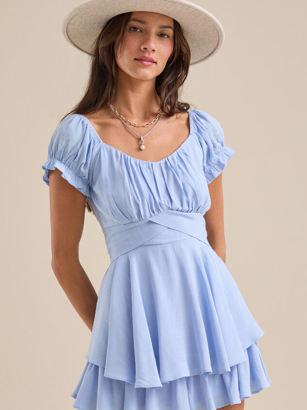 Haisley Double Layered Romper Detail 5 - TULLABEE
