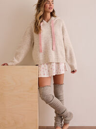 Harbor Hooded Sweater Detail 2 - TULLABEE