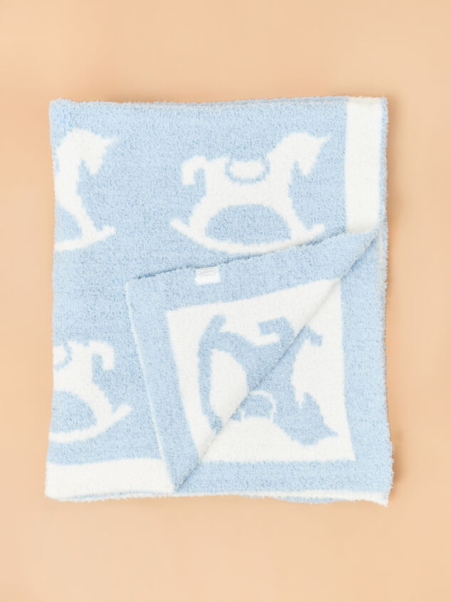 Chenille Horse Blanket by Mudpie Detail 2 - TULLABEE