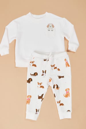Puppy Pals Top and Pants Toddler Set - Altar'd State - 