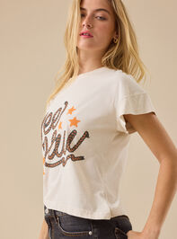 Yee Haw Star Graphic Tee Detail 5 - TULLABEE