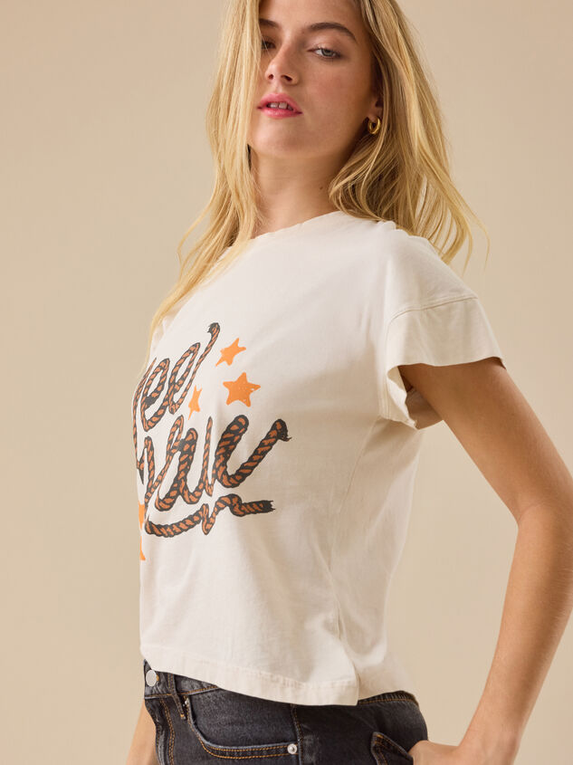 Yee Haw Star Graphic Tee Detail 5 - TULLABEE