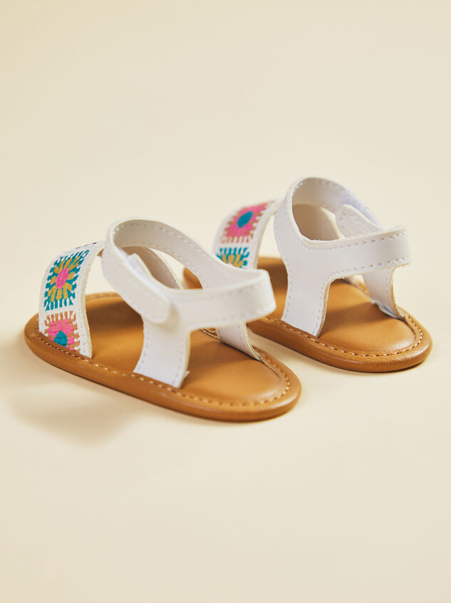 Deliah Flower Sandal Detail 3 - TULLABEE