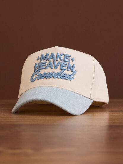 Make Heaven Crowded Trucker Hat - TULLABEE