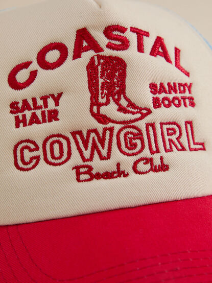 Coastal Cowgirl Trucker Hat - TULLABEE