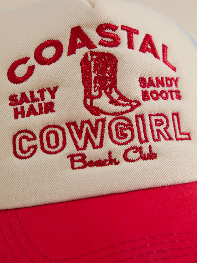 Coastal Cowgirl Trucker Hat Detail 2 - TULLABEE
