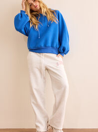 Endurance Balloon Sleeve Hooded Pullover Detail 2 - TULLABEE