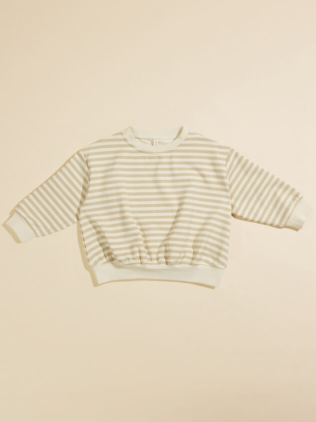 Owen Striped Sweatshirt by Quincy Mae - TULLABEE