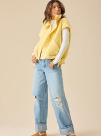 Nina Oversized Sherpa Vest - TULLABEE