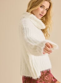 Addie Turtleneck Sweater Detail 3 - TULLABEE