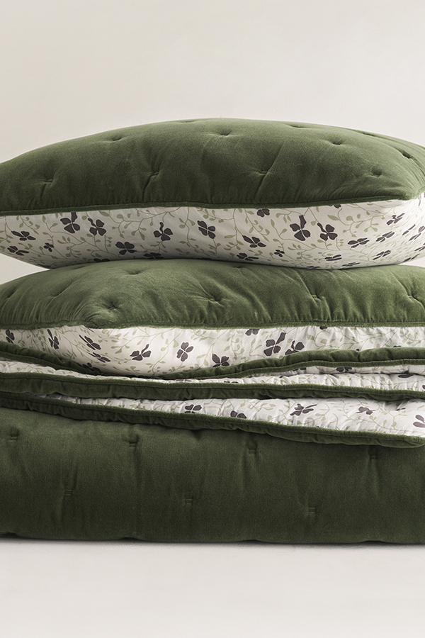 Majoram Cotton Quilt Detail 4 - Altar'd State