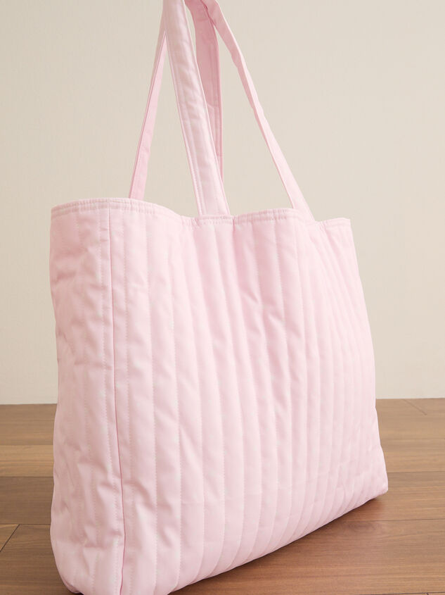 Snow Angel Large Tote Detail 4 - TULLABEE