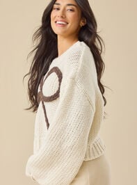 Jayda Rope Bow Pullover Detail 3 - TULLABEE