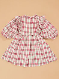 Jolie Plaid Dress Detail 4 - TULLABEE