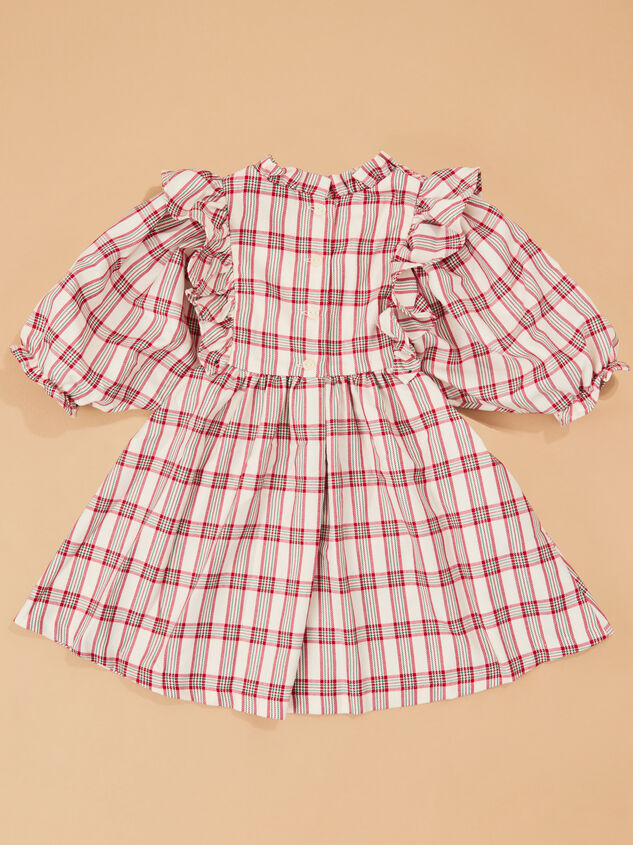 Jolie Plaid Dress Detail 4 - TULLABEE