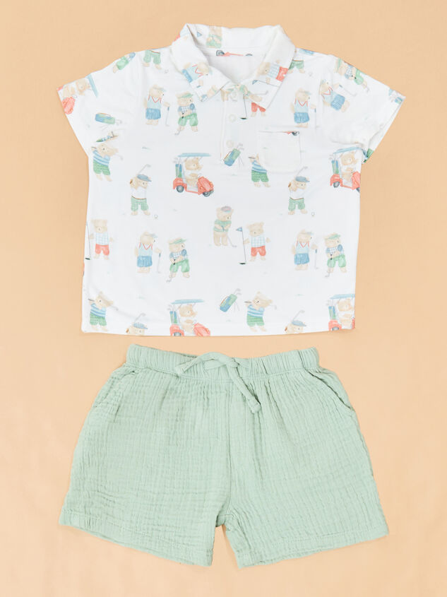 Tee Time Teddys Polo and Shorts Set - TULLABEE