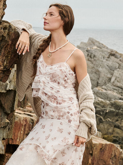 Becca Floral Tiered Tank - TULLABEE