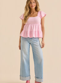 Leylani Tiered Babydoll Top - TULLABEE