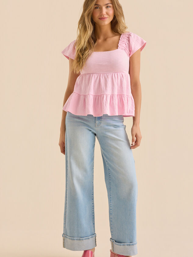 Leylani Tiered Babydoll Top - TULLABEE