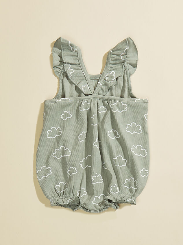 Cloudy Days Ruffle Romper by Quincy Mae Detail 2 - TULLABEE