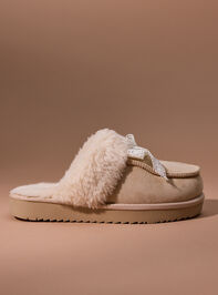 Lacey Loafer Slipper Detail 3 - TULLABEE