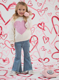 Mallie Toddler Denim Flares - TULLABEE