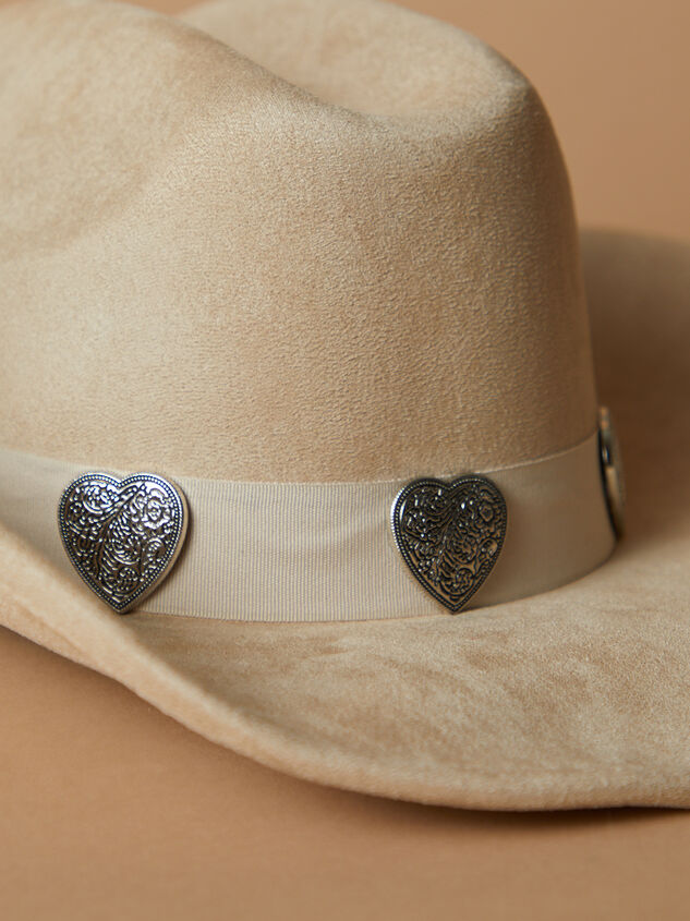 Kelly Heart Cowboy Hat Detail 2 - TULLABEE
