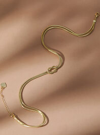 Herringbone Twist Necklace - TULLABEE