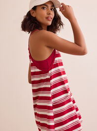 Hang Tough Stripe Mini Dress Detail 4 - TULLABEE