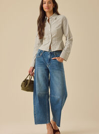 Ginger Checkered Top Detail 6 - TULLABEE