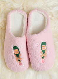 Champagne Slippers Detail 2 - TULLABEE