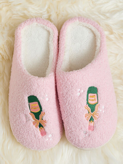 Champagne Slippers - TULLABEE