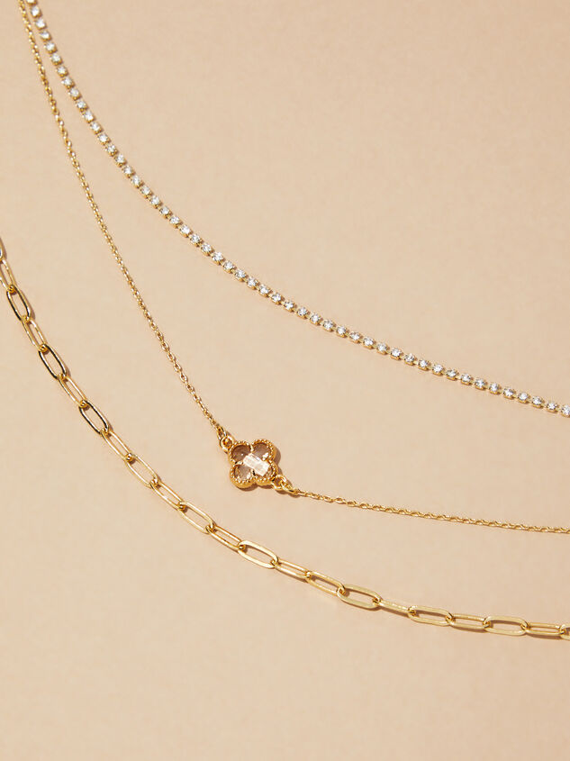Clover Layered Necklace - TULLABEE