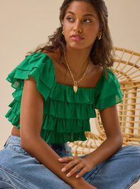 Simone Ruffle Top - TULLABEE