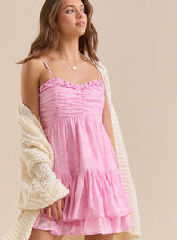 Harper Floral Mini Dress Detail 3 - TULLABEE