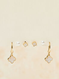 Mini Clover Earring Set - TULLABEE