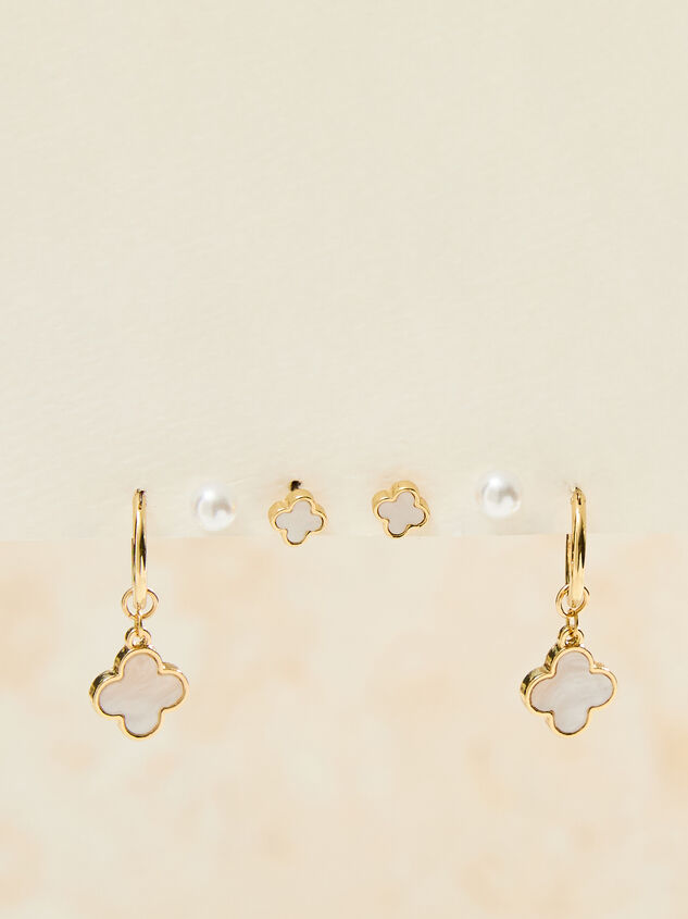 Mini Clover Earring Set - TULLABEE