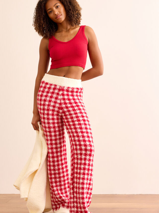 Teddy Gingham Pant Detail 2 - TULLABEE