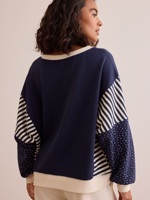 Wildflower Dream Knit Pullover Detail 5 - TULLABEE