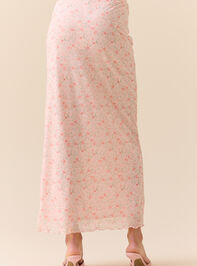 Liliette Mesh Midi Skirt Detail 5 - TULLABEE