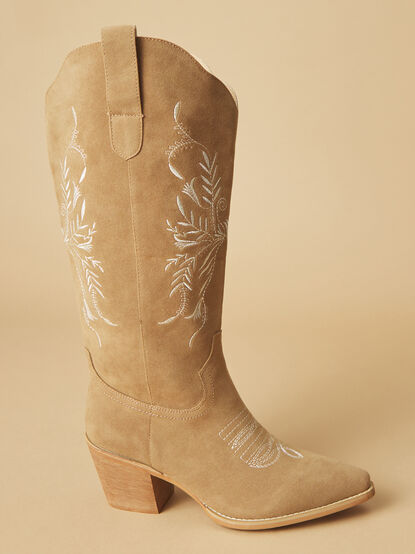 Flora Wide Calf Boots - TULLABEE