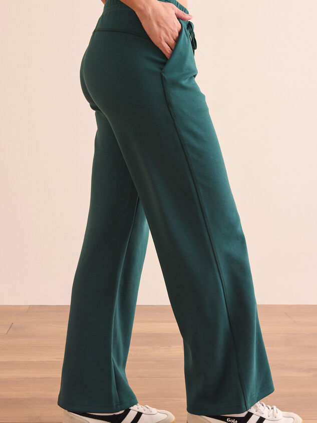 Keeping Cozy Wide Leg Pants Detail 3 - TULLABEE
