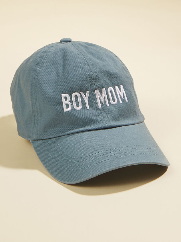 Boy Mom Baseball Hat Detail 2 - TULLABEE