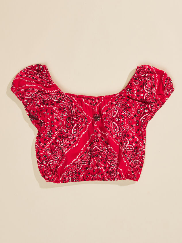 Brynlee Bandana Top Detail 2 - TULLABEE