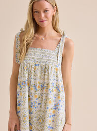 Elara Floral Maxi Dress Detail 2 - TULLABEE